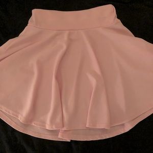Pink stretch skirt
